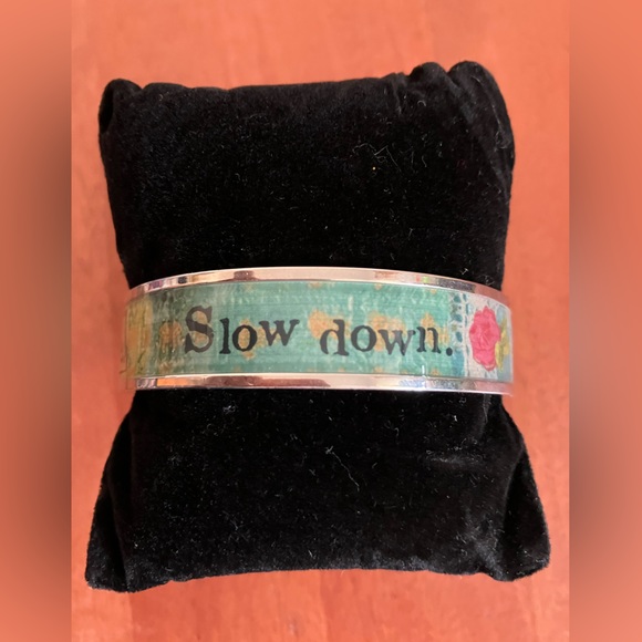 Kelly Rae Roberts Message Bangle - Picture 2 of 4